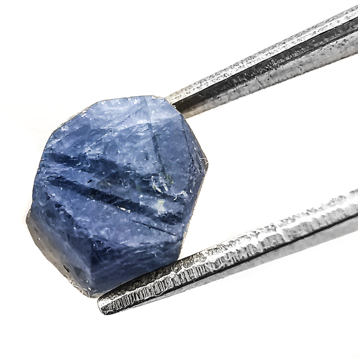 Record Keeper Sapphire raw, a variety of corundum, from Madagascar.