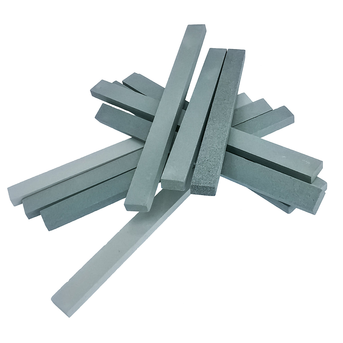Rectangle lapidary sanding stick, made of silicon carbide.