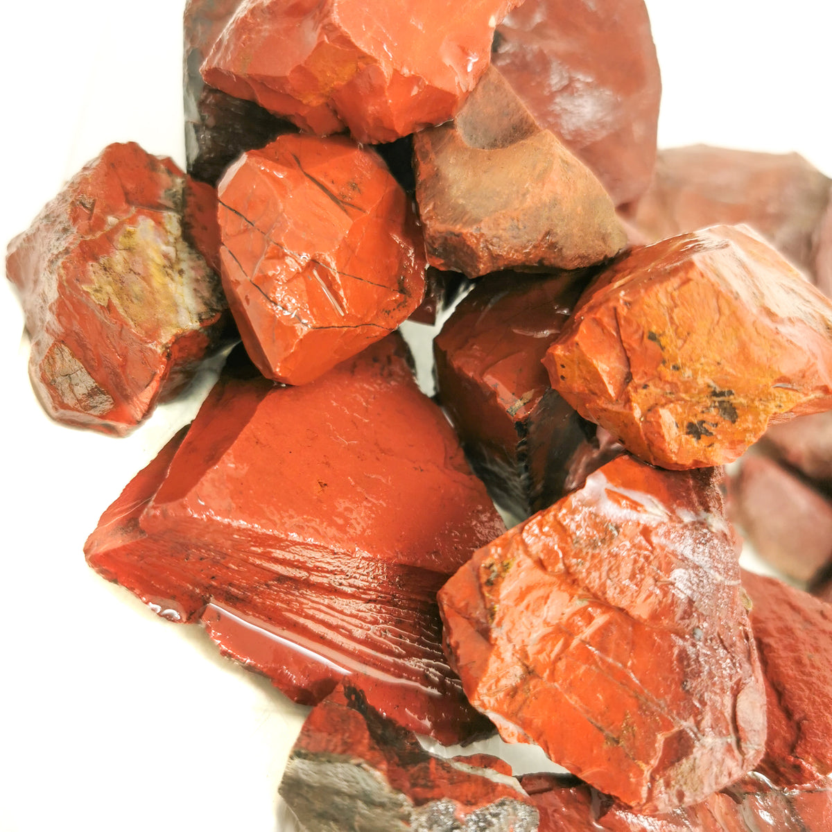 Red Jasper rough from Vancouver Island, British Columbia, Canada.