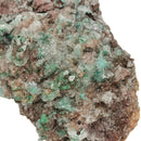 白云石上的玫瑰石 - 矿物