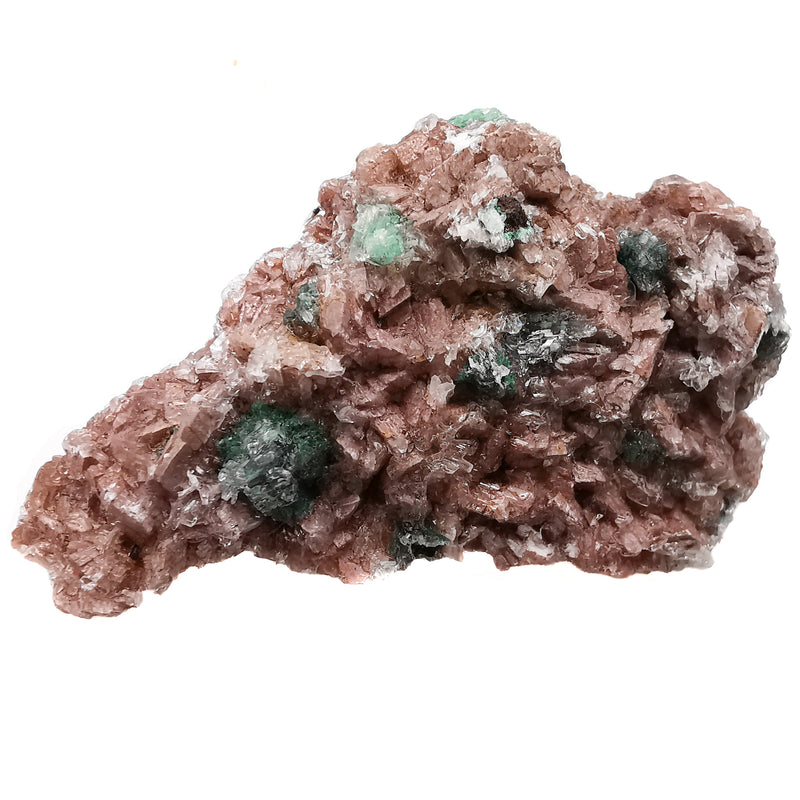 Rosasite on Dolomite - Mineral