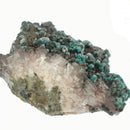 白云石上的玫瑰石 - 矿物