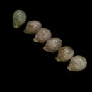 Rose Quartz Alien Head - Skull