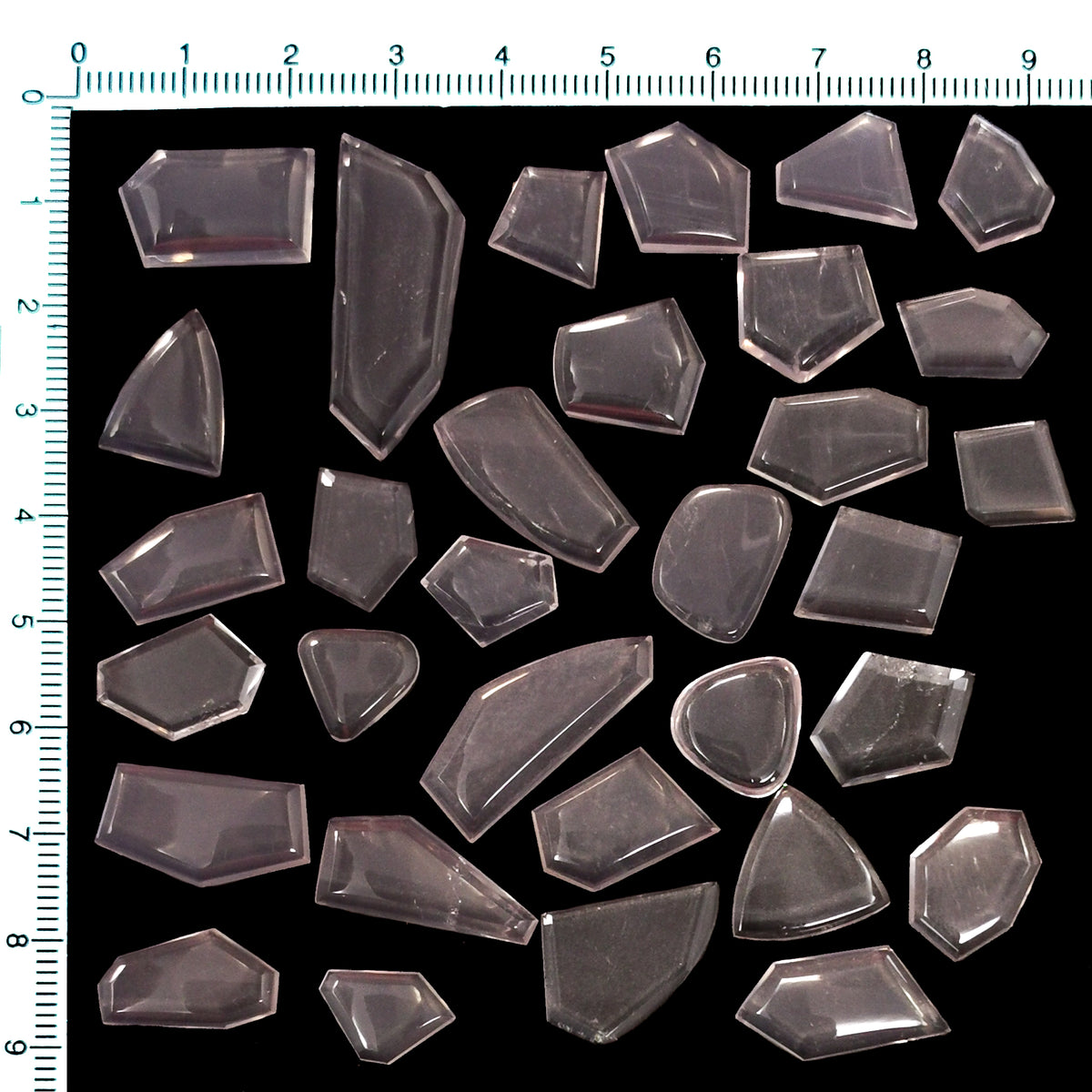 Rose Quartz window cut from Brazil.