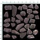 玫瑰石英 - 窗形切割