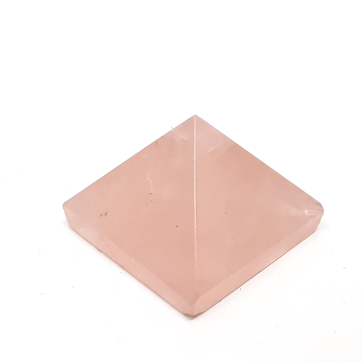 Rose Quartz pyramid from Brazil.