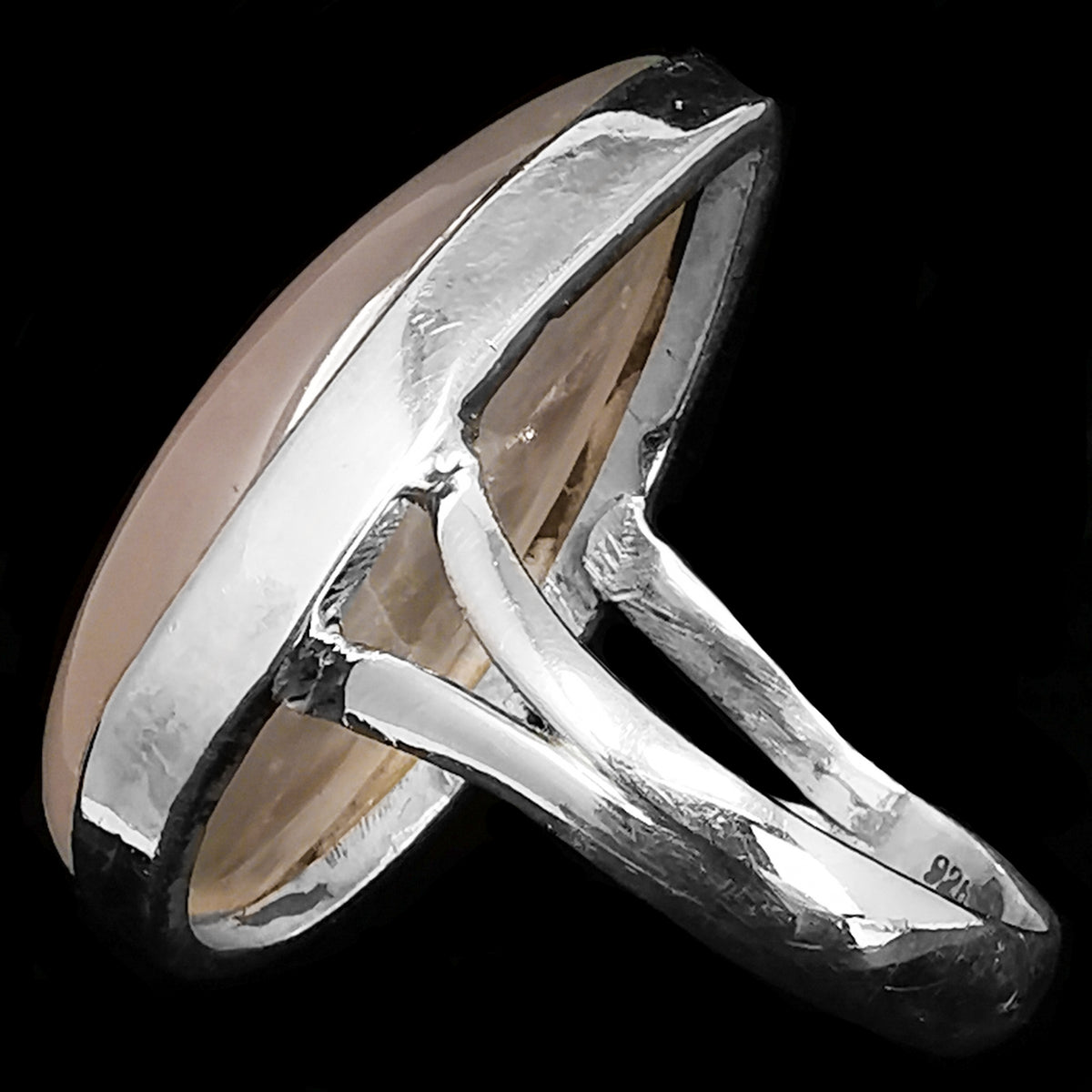 Rose Quartz Sterling Silver ring.