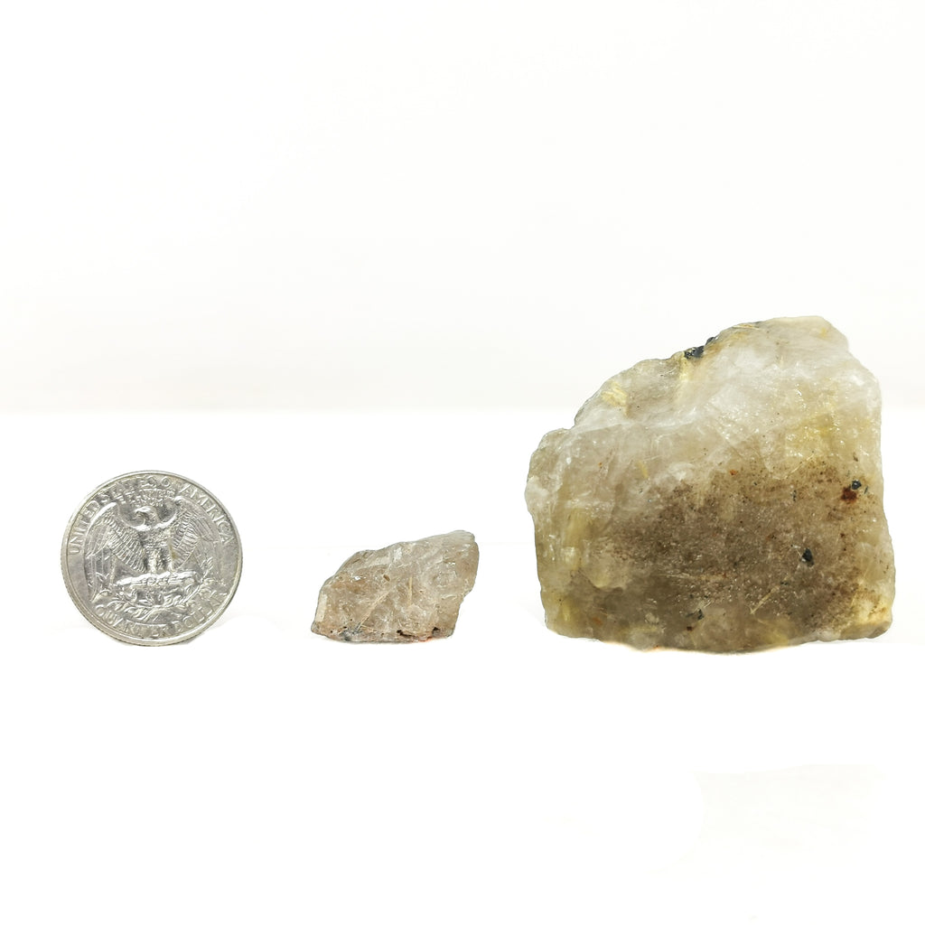 Lab Rutile Rough Rutile Quartz - Rough