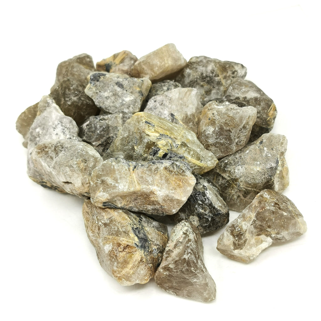 Lab Rutile Rough Rutile Quartz - Rough