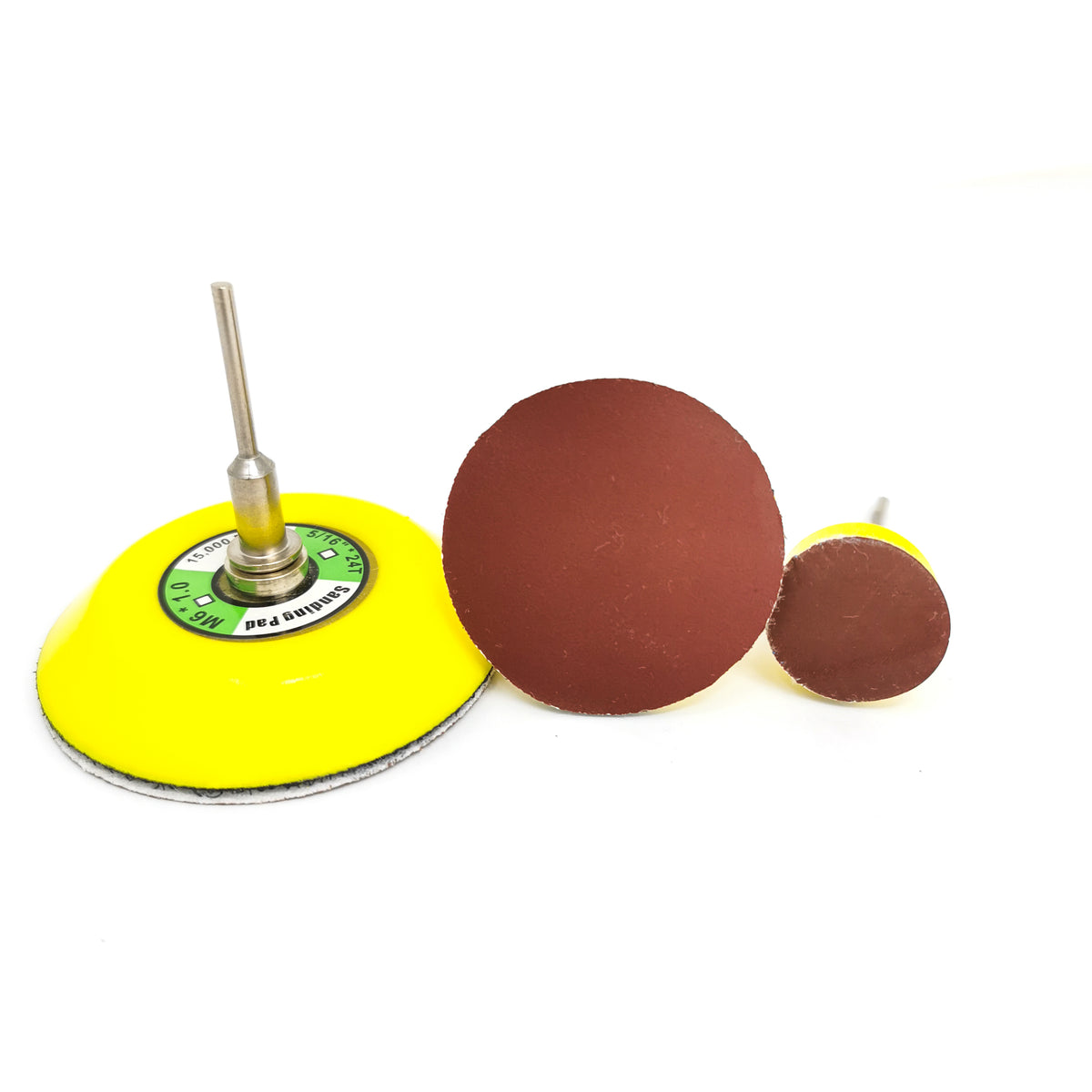 Silicon Carbide sanding discs, made of silicon carbide on cloth with velcro.