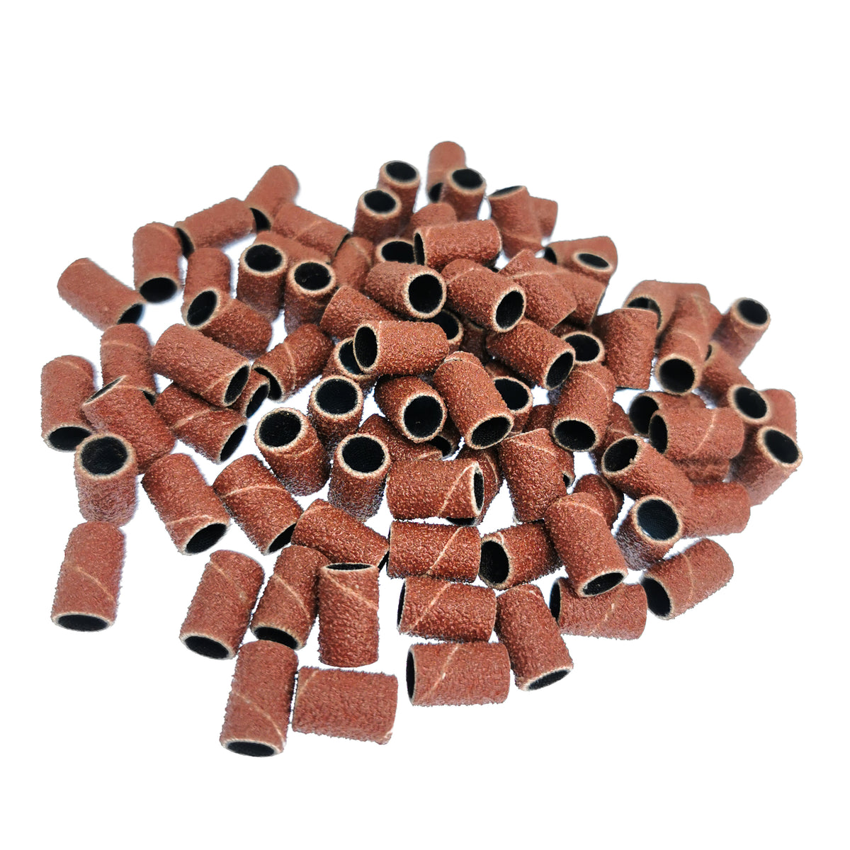 Silicon Carbide Mini sanding drums 100 pcs, made of silicon carbide sand paper.