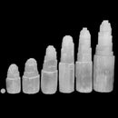 Selenite - Tower - Lamp - Drilled