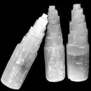 Selenite - Tower - Lamp - Drilled