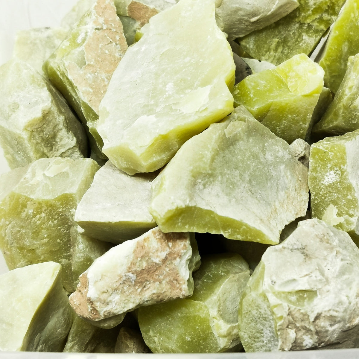Serpentine specimen from Brazil – pile of pieces