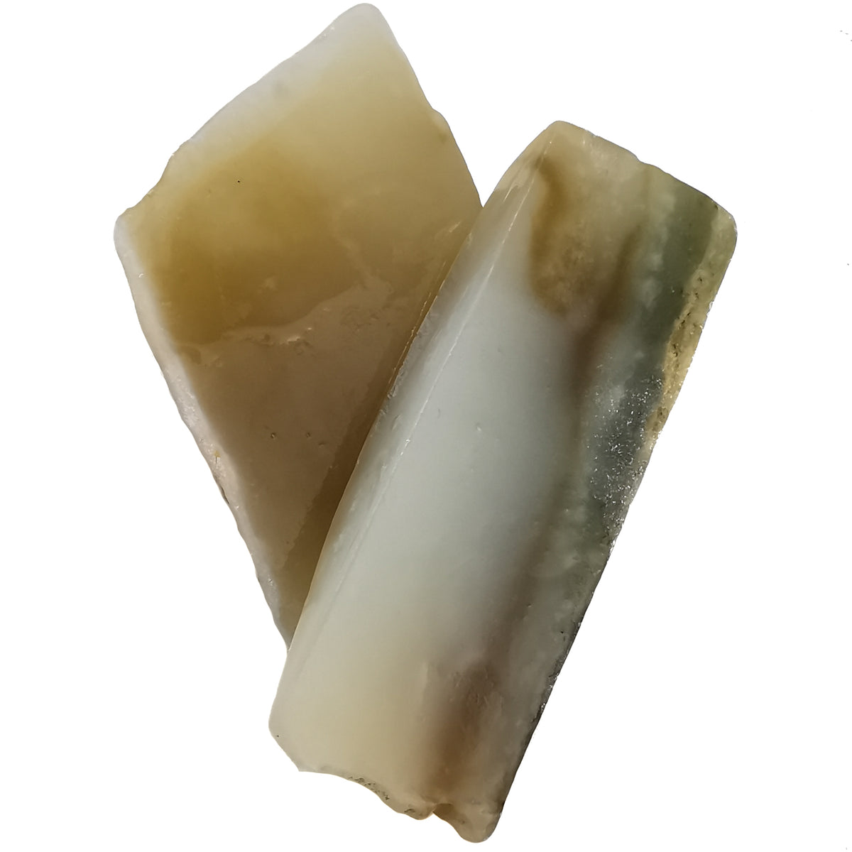 Siberian Honey Nephrite Jade rough from Siberia, Russia.