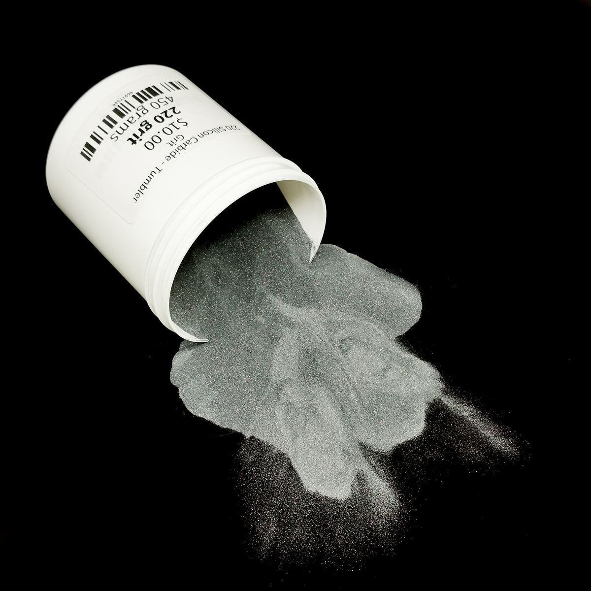 220 Silicon Carbide tumbler grit.