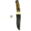 银色光泽黑曜石-仙人掌刀