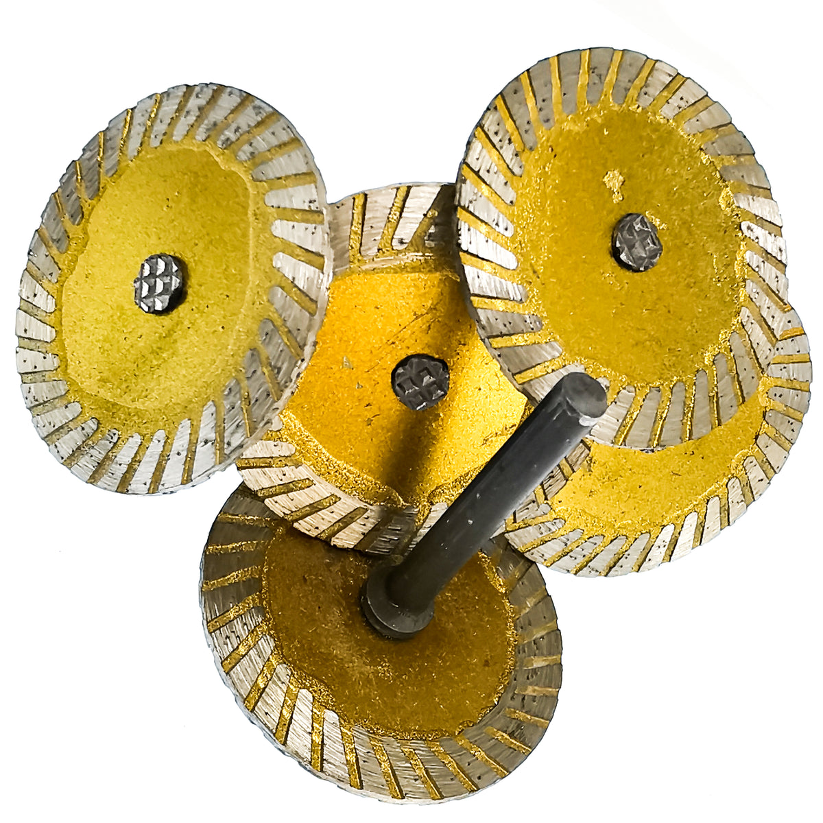 Sintered Lapidary (mini) saw blade, made of steel with sintered diamond grinding area.