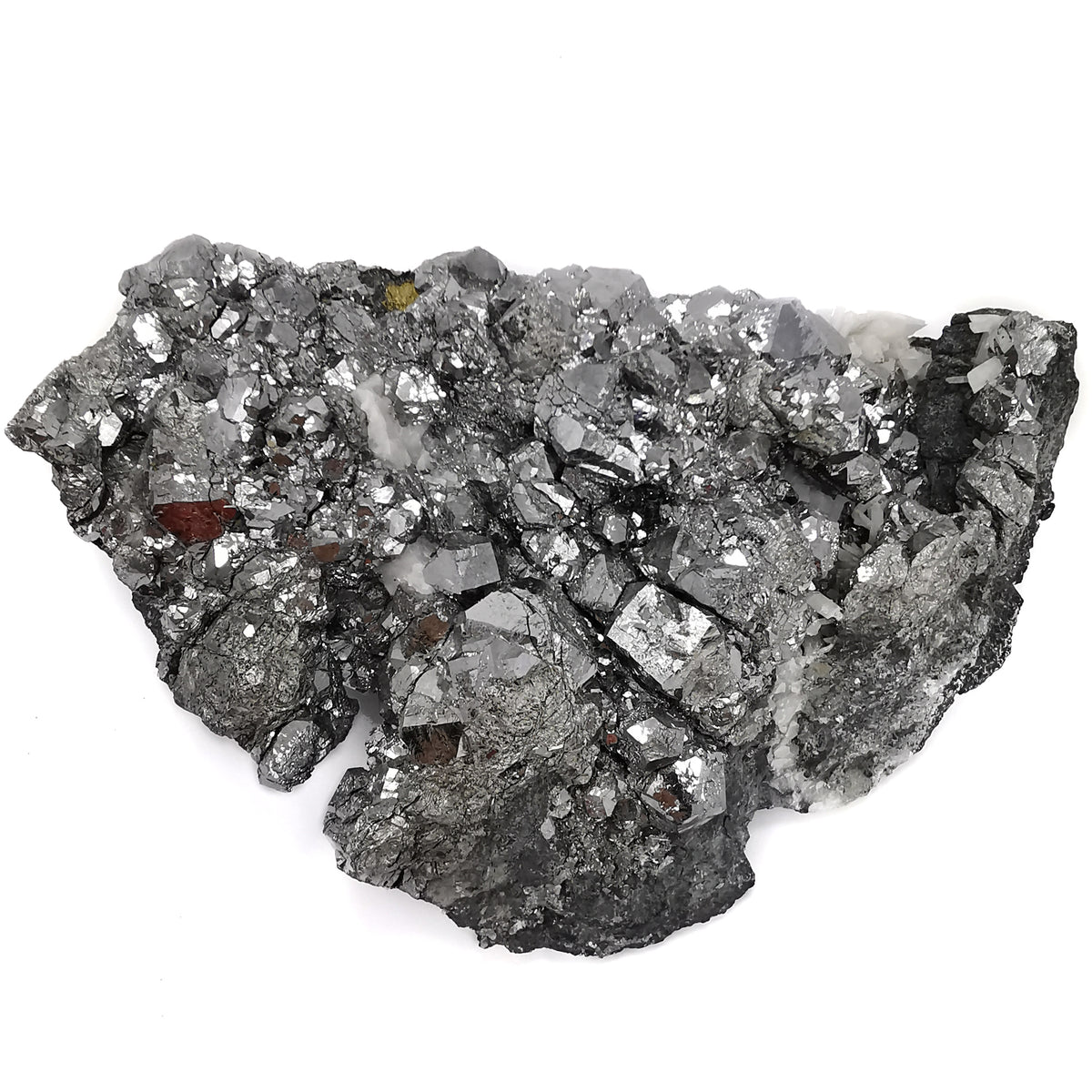 Skutterudite mineral specimen from Bou Azzer Mine, Drâa-Tafilalet Region, Morocco.