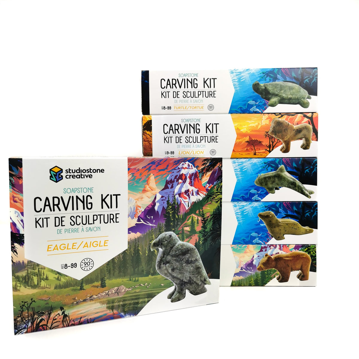 Soapstone Carving Kits.