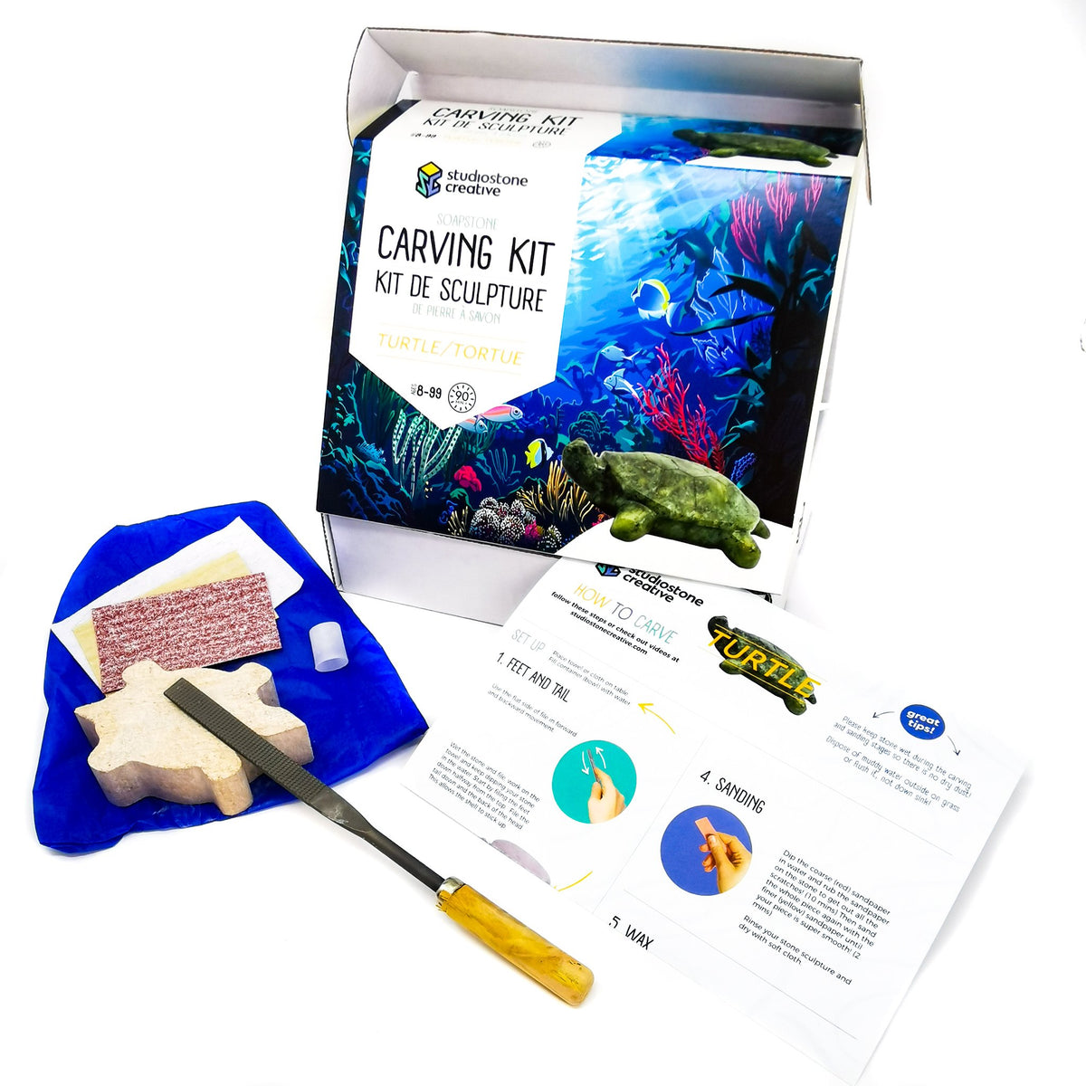 Soapstone Carving Kits.