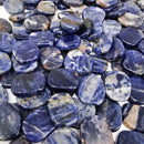 Sodalite Mini Palm Stone - Flat Tumble