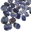 Sodalite Mini Palm Stone - Flat Tumble