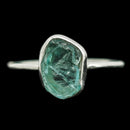 Raw Gemstone - Sterling Silver Stacker - Ring