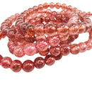 Strawberry Quartz - Bead Bracelet