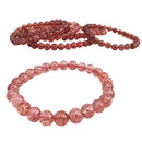 Strawberry Quartz - Bead Bracelet