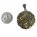 Tiger Stripe - Swirl Medallion - Pendant