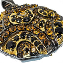 Tiger Stripe - Swirl Medallion - Pendant