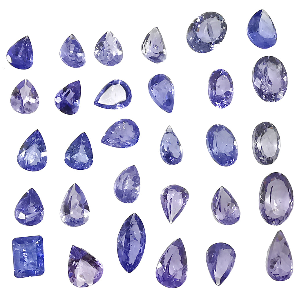 Tanzanite facet from Tanzania.