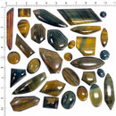 虎眼石 - 凸圆形