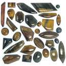 虎眼石 - 凸圆形