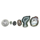 塔巴斯科晶洞 - 单切半抛光