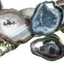 塔巴斯科晶洞 - 单切半抛光