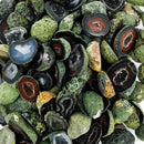 塔巴斯科晶洞 - 单切半抛光