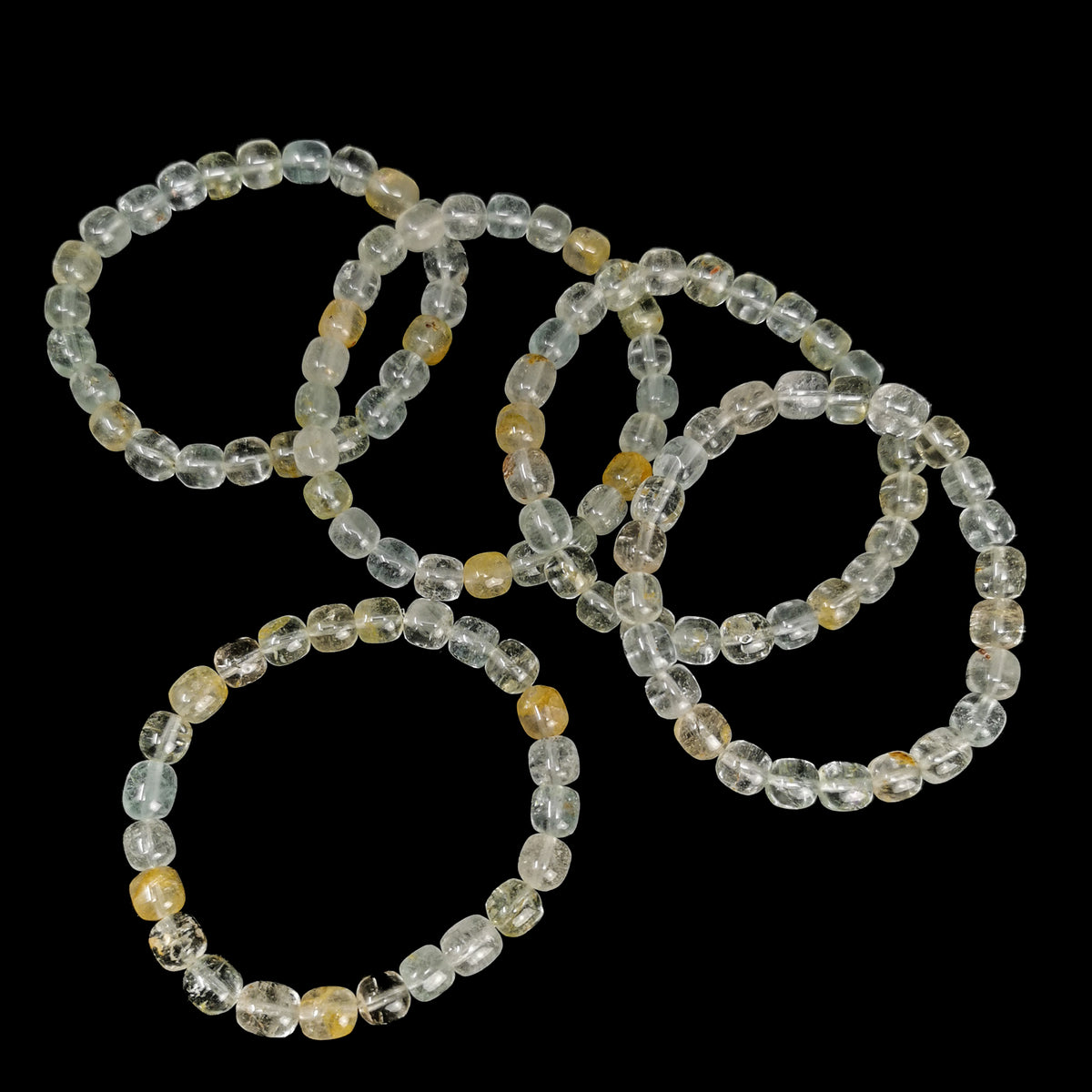 Topaz bead bracelet.