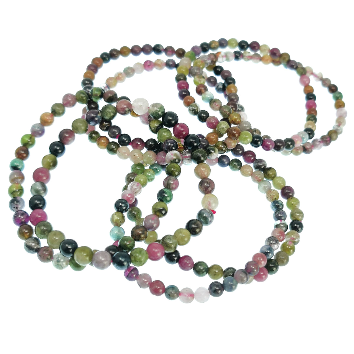 Tourmaline round bead bracelet – group of bracelets