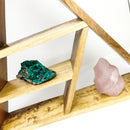 Teak Triangle Wooden Shelf