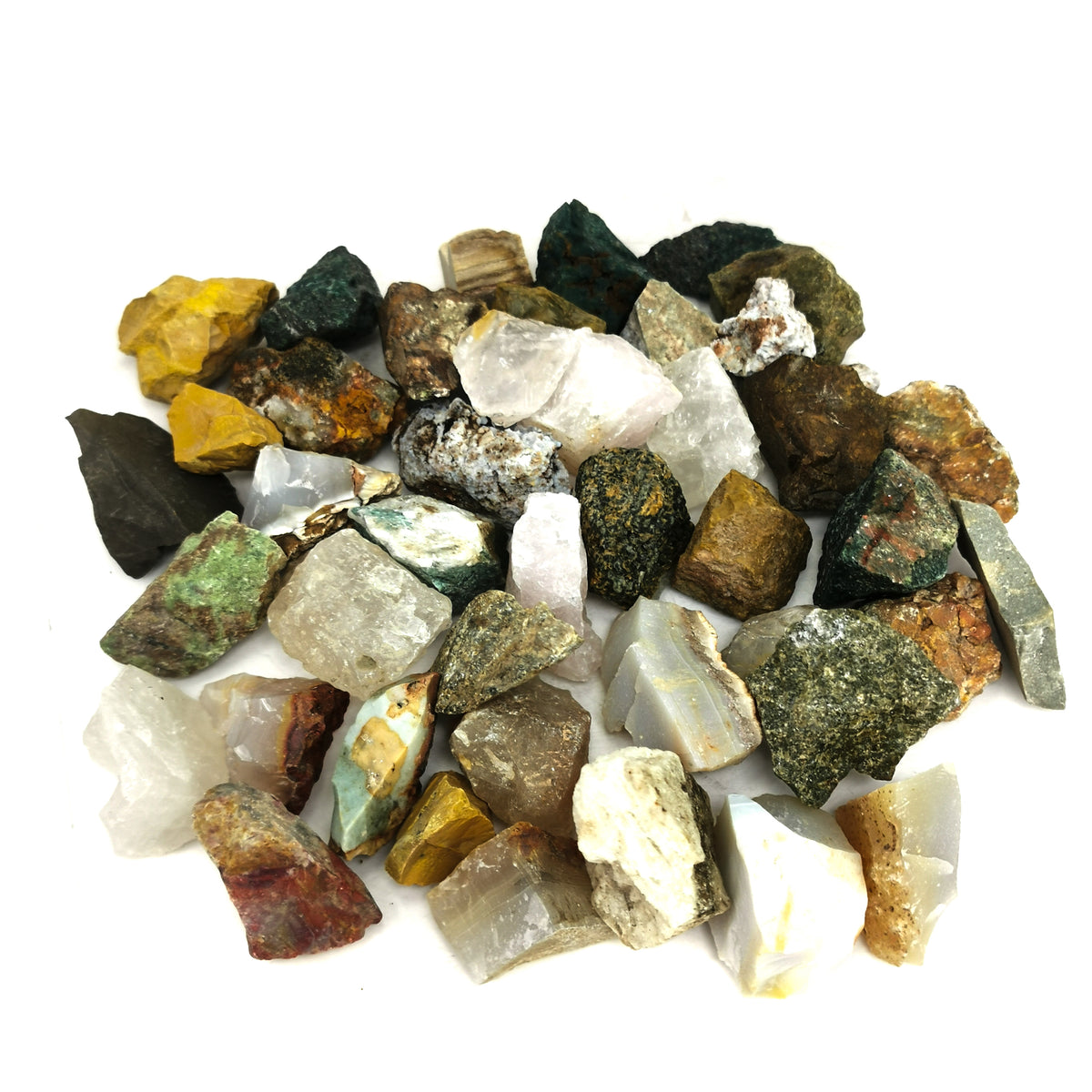 Tumble Mix Bag rough from Madagascar.