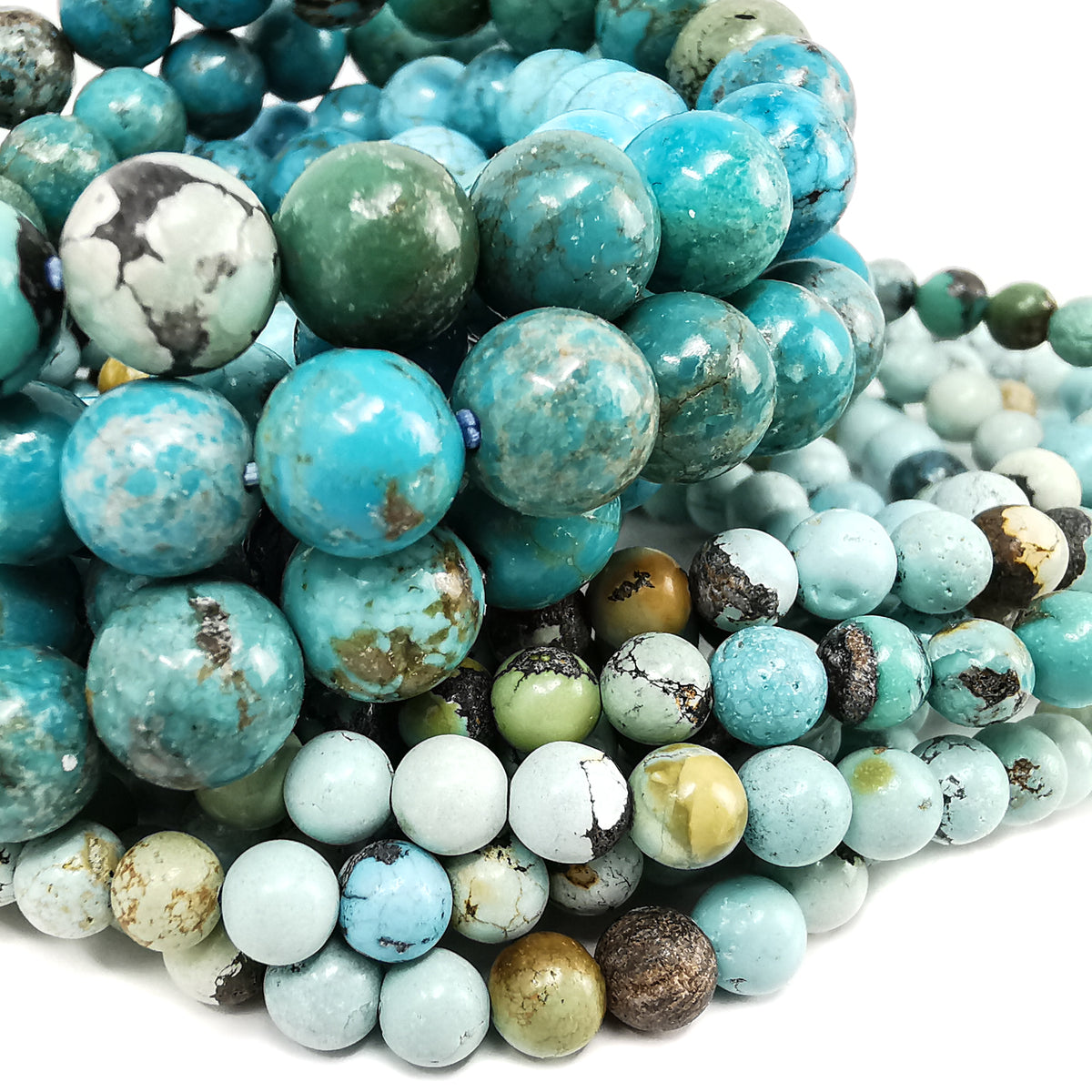 Turquoise bead bracelet, photo 3 of 5