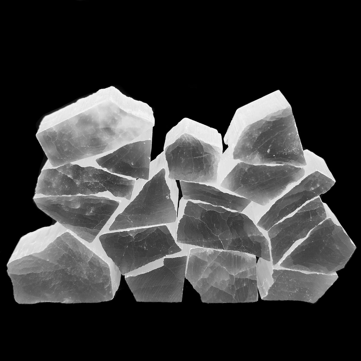 Ulexite TV stone specimen from Ihrtem, Grand Atlas Region, Morocco.