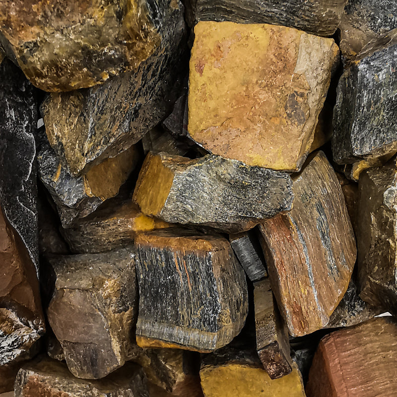 Varigated Rocks Variegated Tiger's Eye - Rough