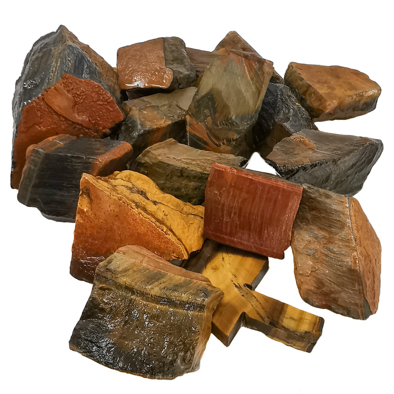 Varigated Rocks Variegated Tiger's Eye - Rough
