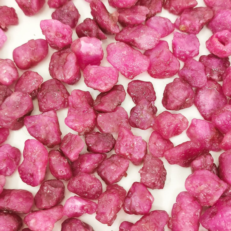 Vietnamese Ruby Glass Filled Raw - Main Image