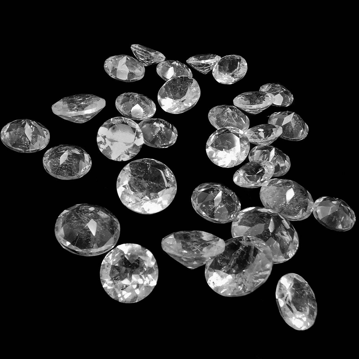 Whistler Quartz facet from Whistler, British Columbia, Canada.