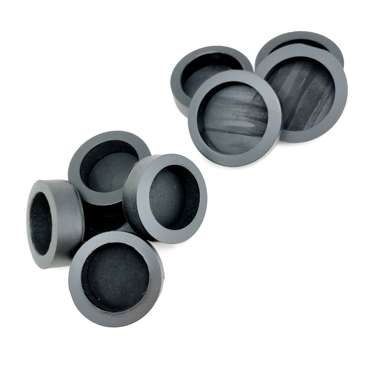 Black Wood Sphere Stand display.