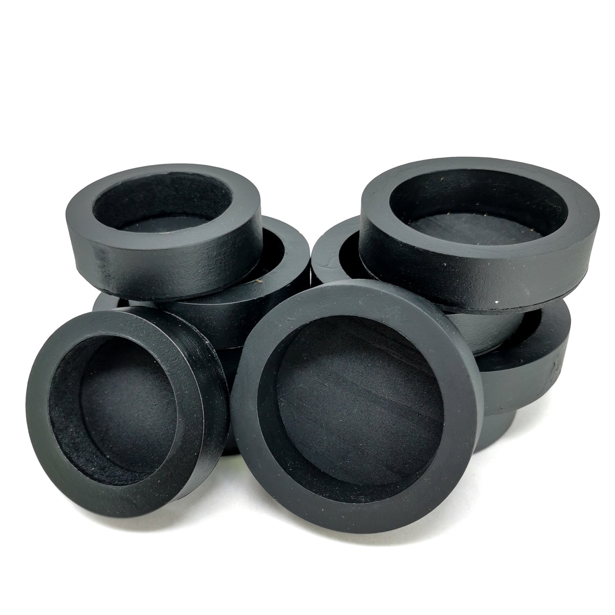 Black Wood Sphere Stand display.